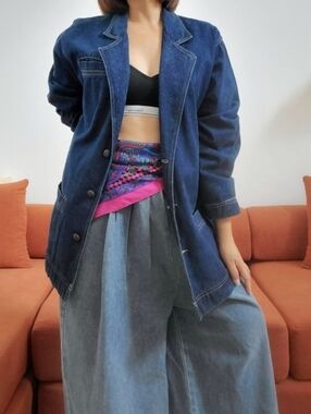 Vintage Denim Blazer